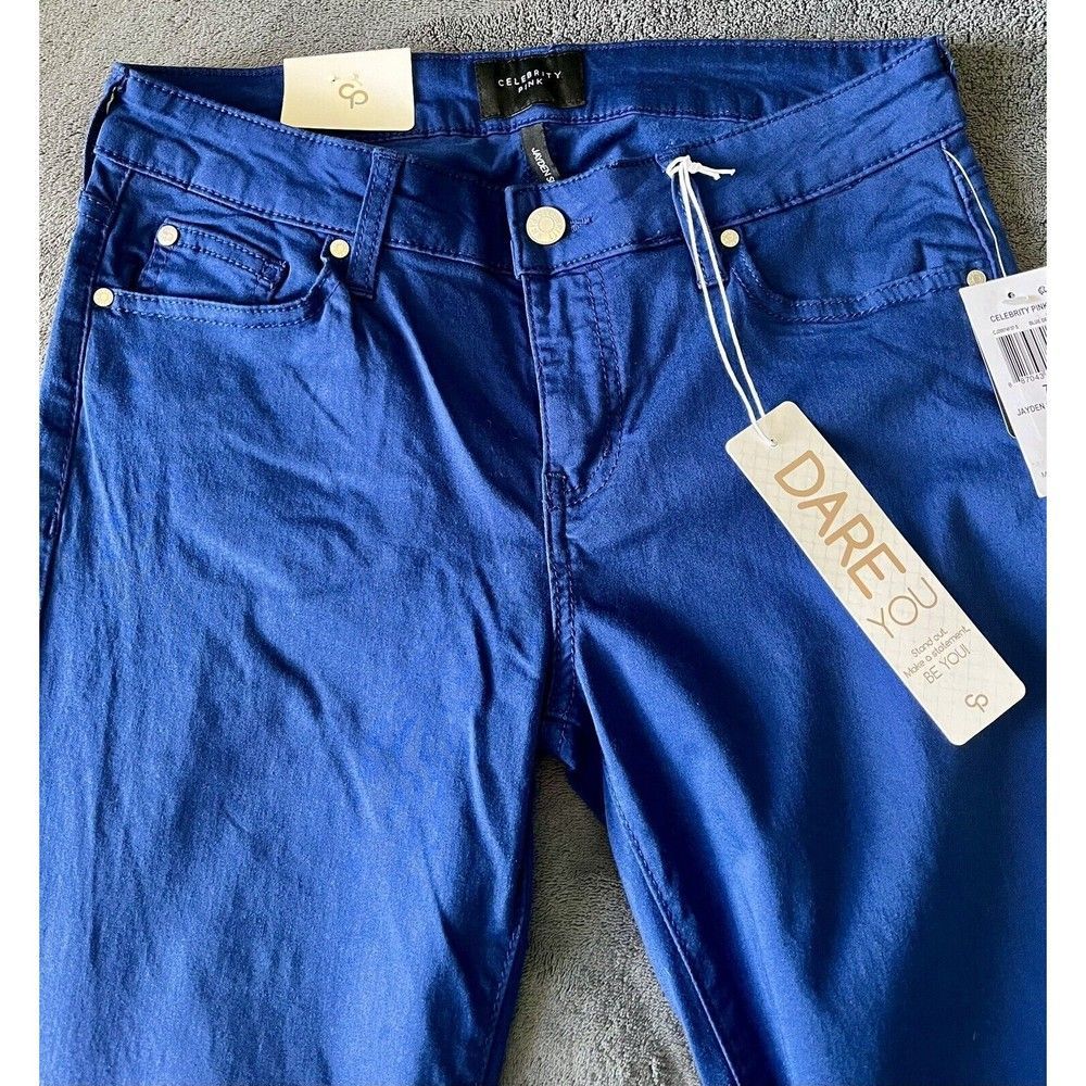 Celebrity Pink Jayden Skinny Jeans Women 7/28 Blue Stretch NWT - Picture 6 of 7